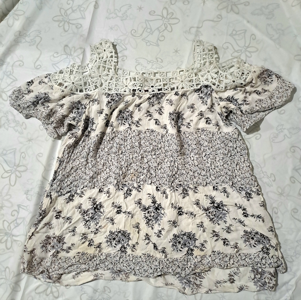 Blouse Floral Tops